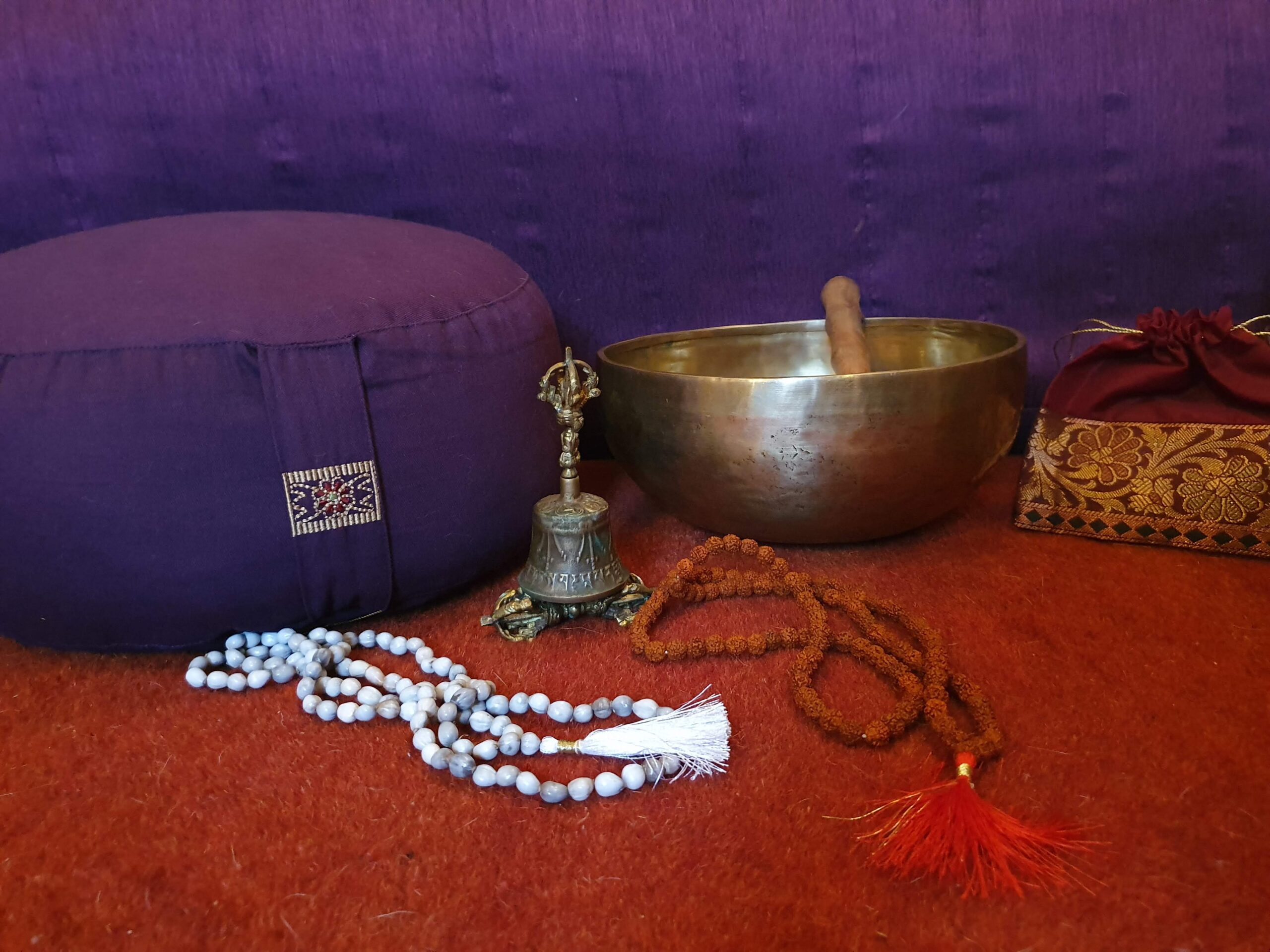Meditation and mala beads