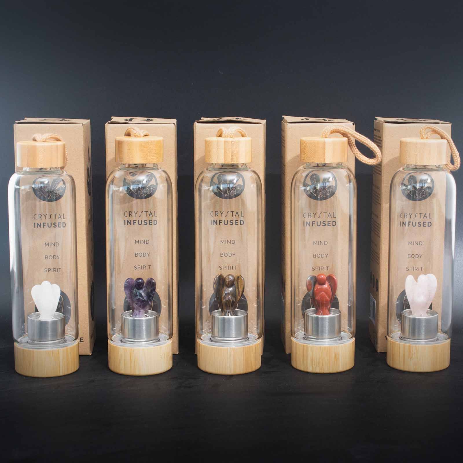 Angel Crystal Infused Water Bottle