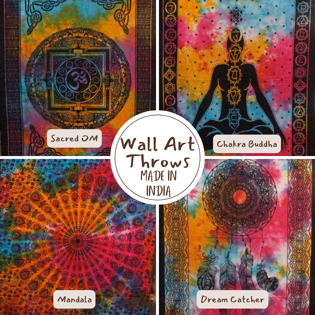 Indian Wall art & Indian Throws