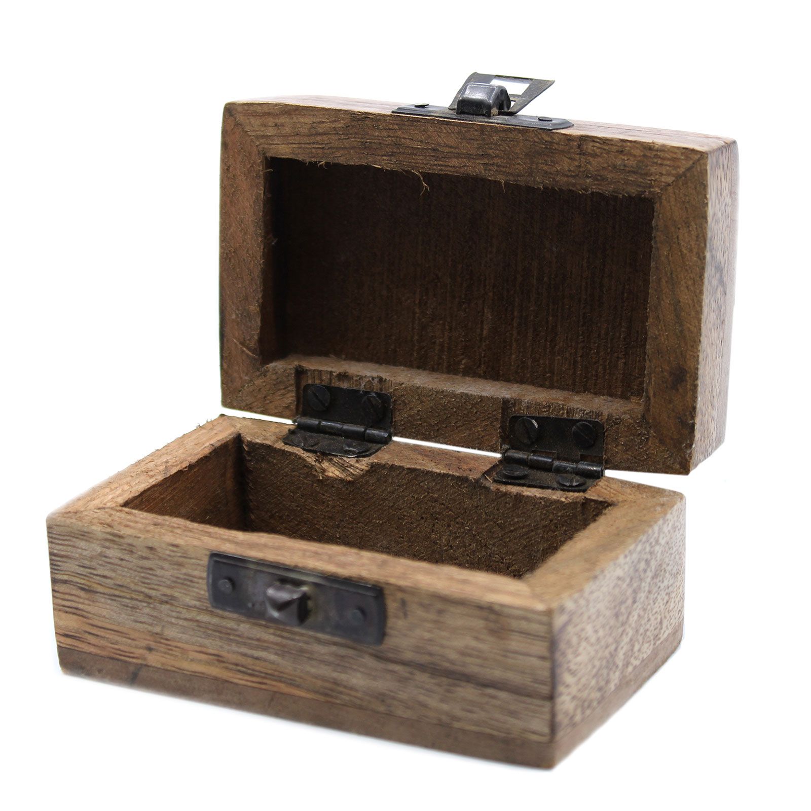 White Washed Wooden Box - Pill Box Slavic Design - Image 2