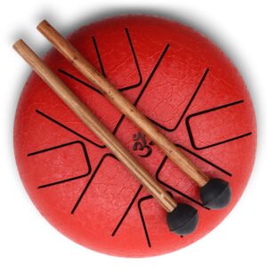 HAPI Steel Tongue Drum OM Red