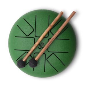 HAPI Steel Tongue Drum OM Green
