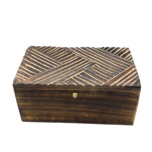 Vintage Deco - Multi Purpose Box - 22x12x10cm -  Antique Lines Design