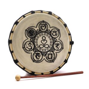Shamanic Drum (Chakra) with Stick Beater