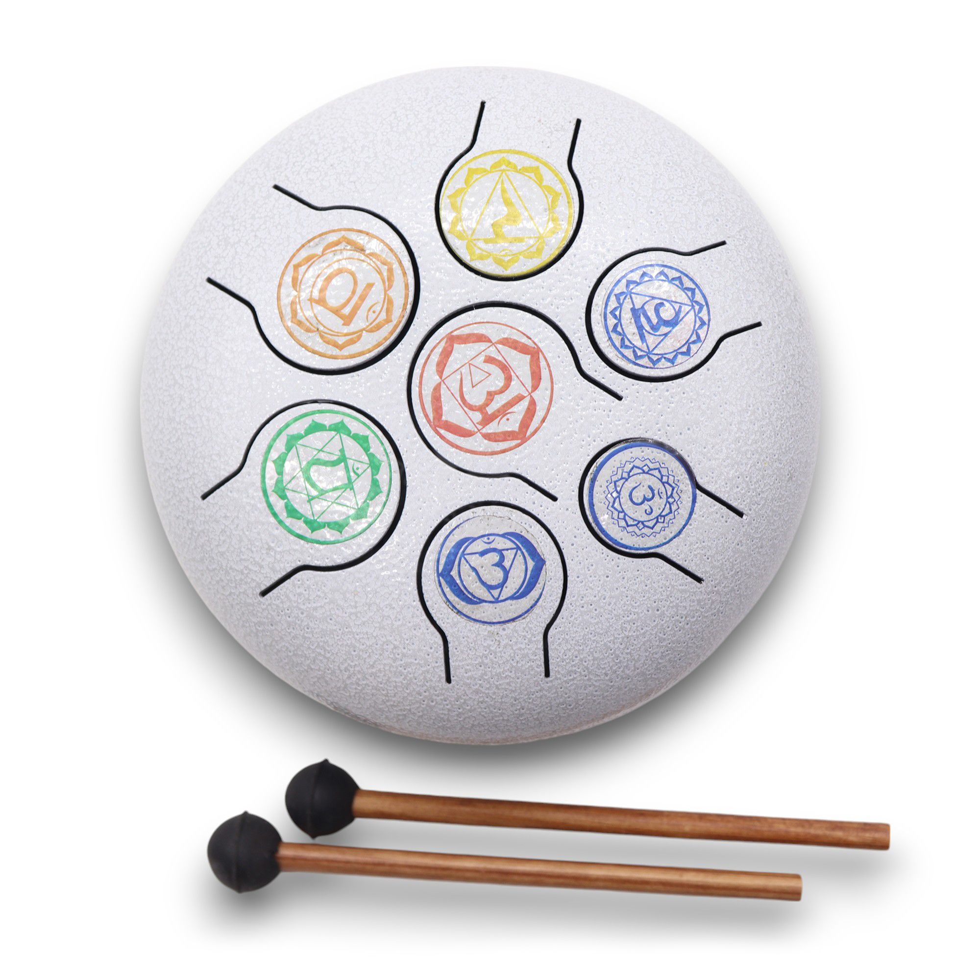 HAPI Steele Tongue Drum 7 Chakra - 18cm - Image 2