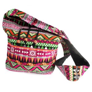 Jacquard Bag - Pink Sling Bag
