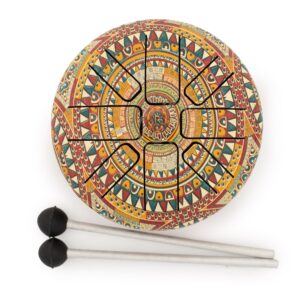 Steel Tongue Hapi Drum - Multi Coloured Design Small 13x9cm
