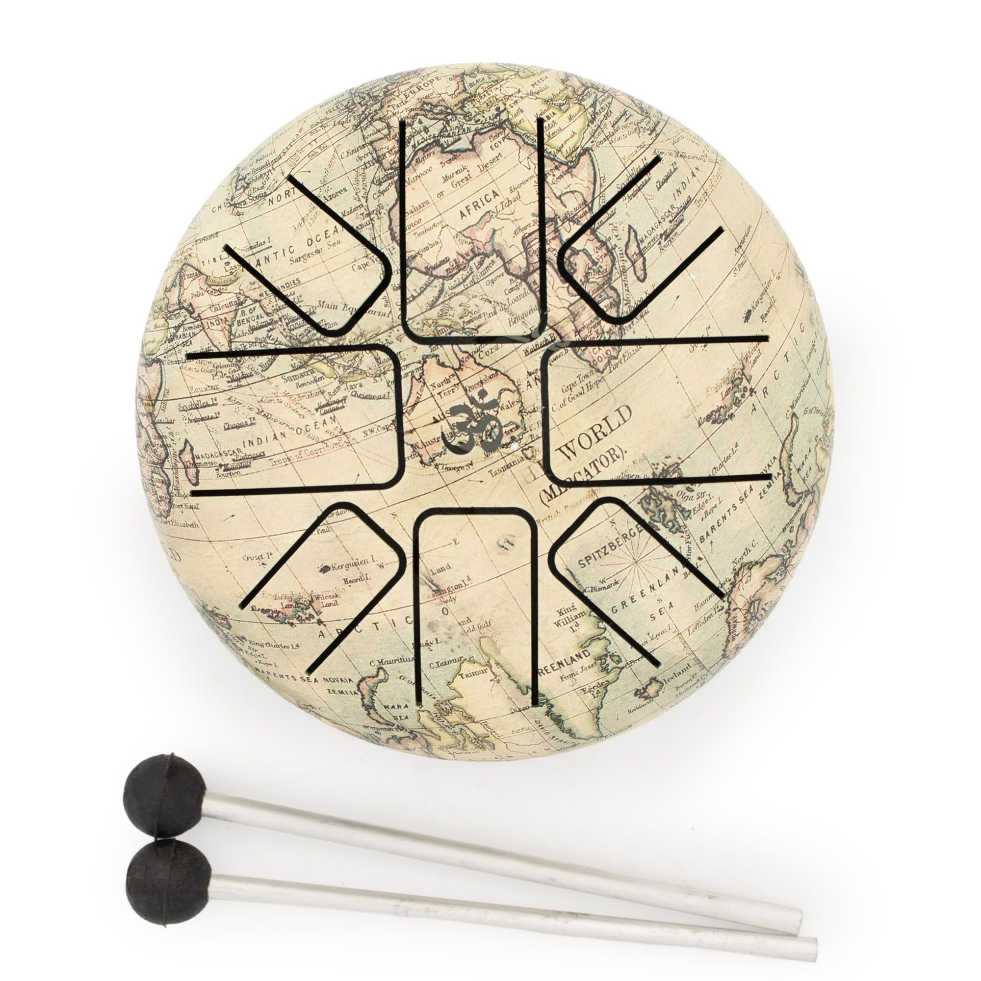 Steel Tongue Hapi Drum - Atlas Design Medium 14x7cm - Image 3