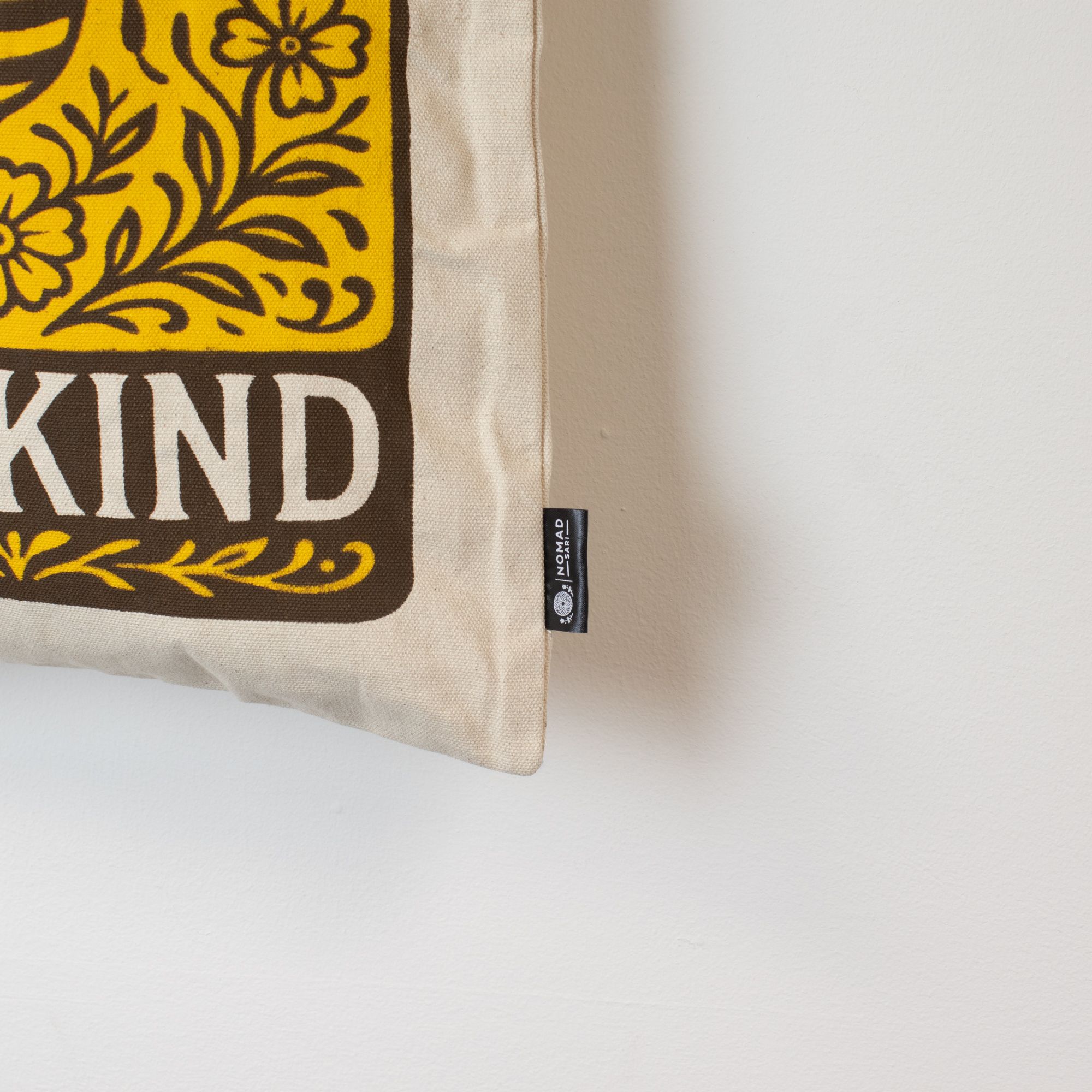 Natural Shopping Bag - Bee Kind Design - Image 2