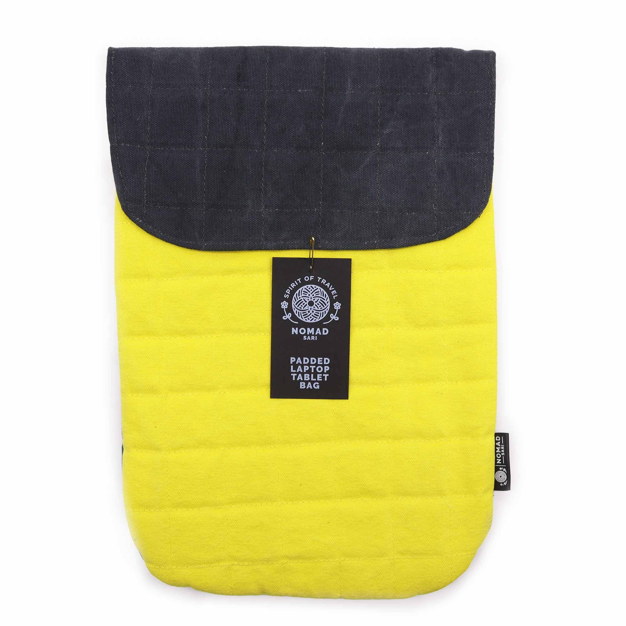 Laptop Padded Sleeve - Yellow 13 inch - Image 7