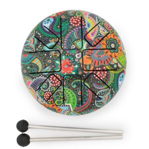 Steel Tongue Hapi Drum - Mandela Design - Medium 14x7cm