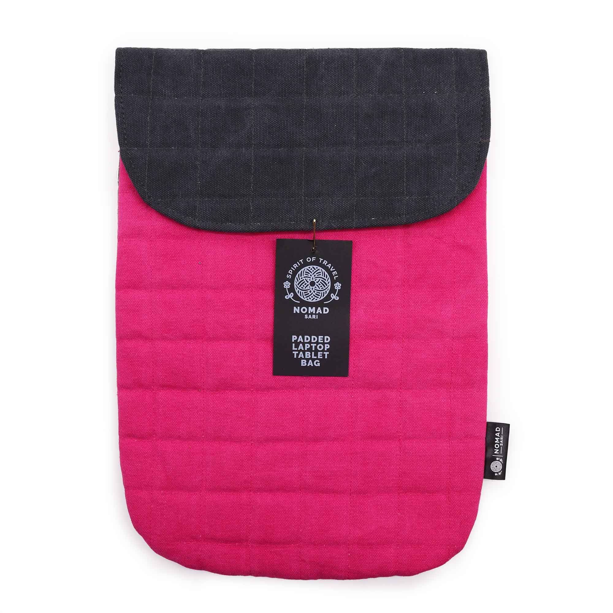 Laptop Padded Sleeve - Shocking Pink - Image 3