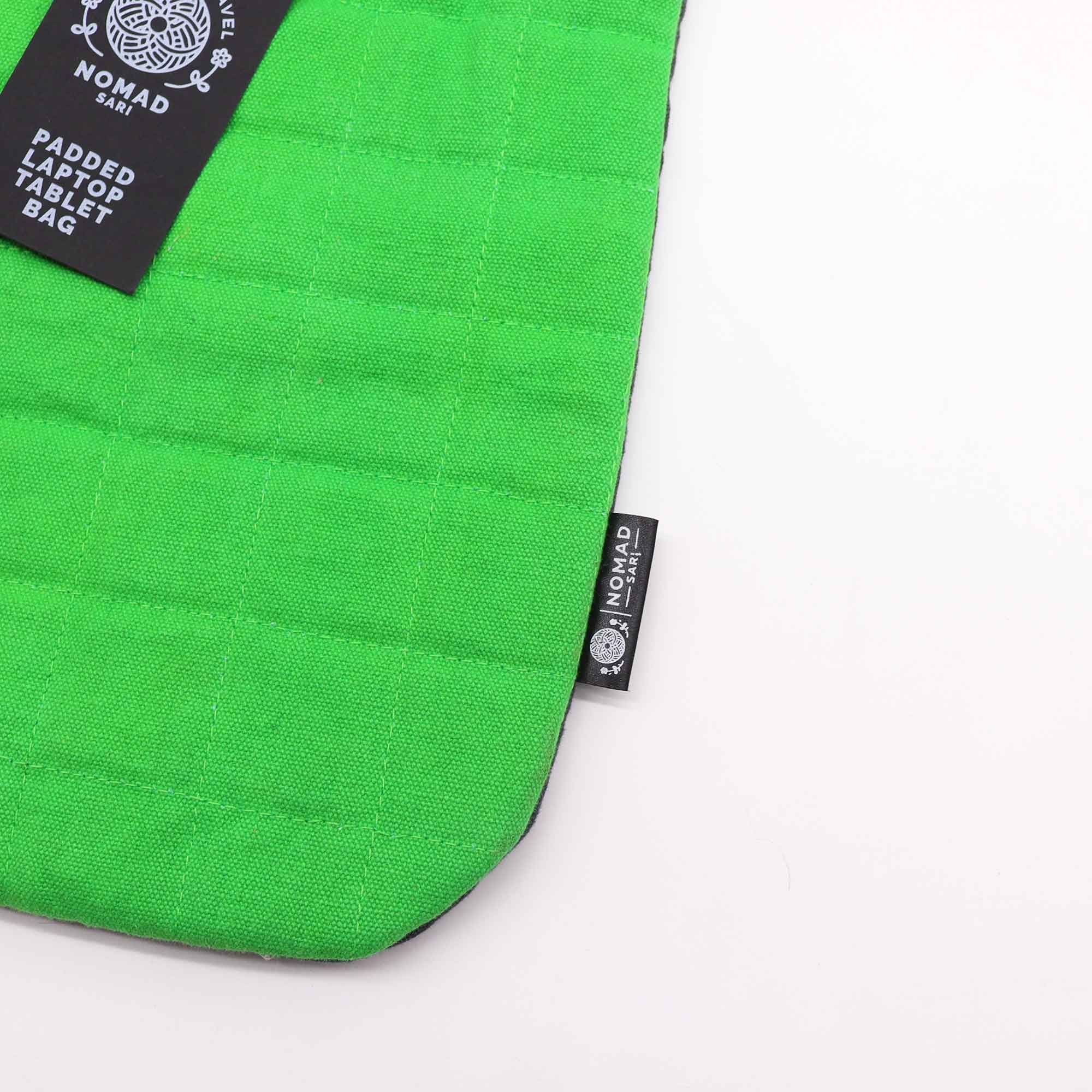 Laptop Padded Pouch - Green - Image 4