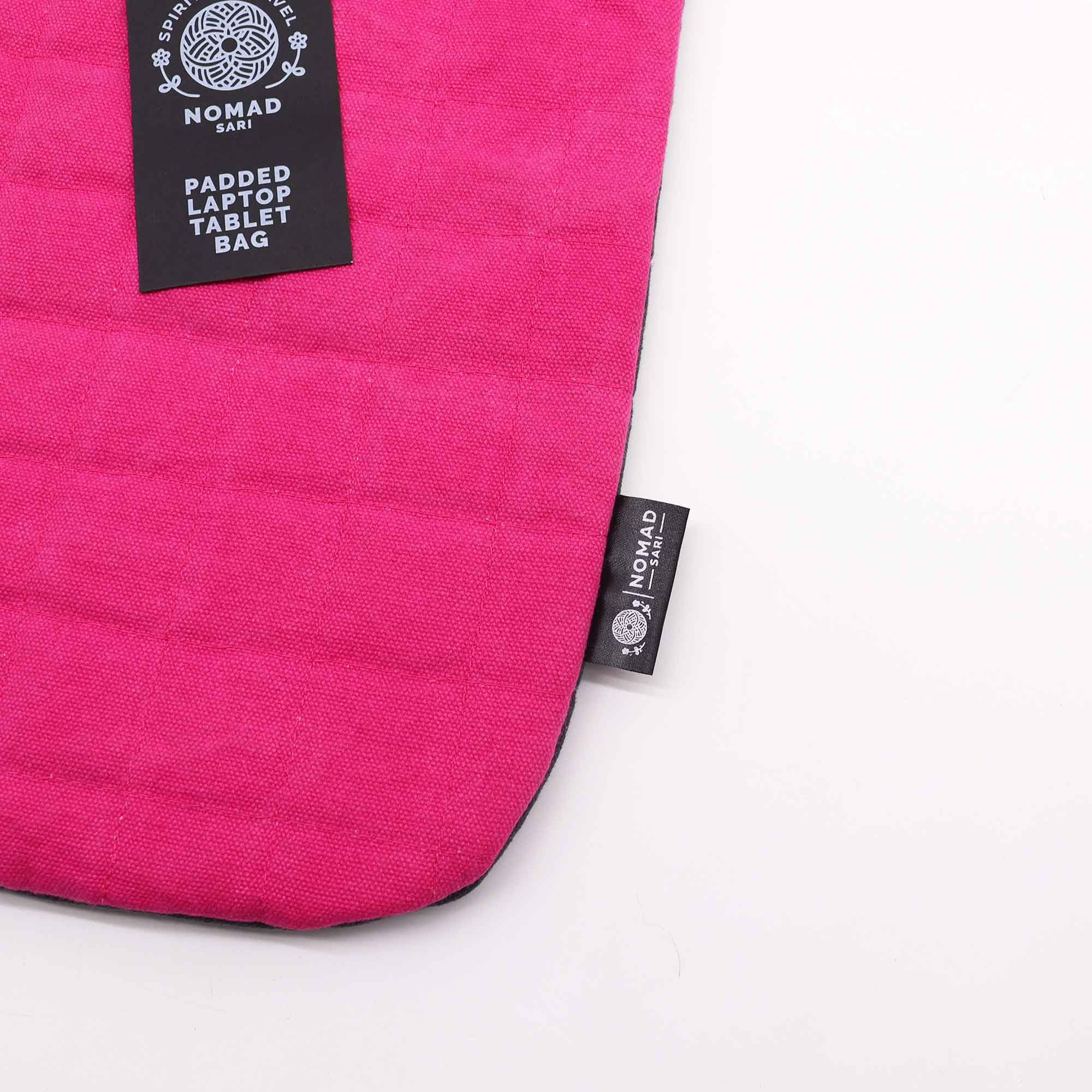Laptop Padded Sleeve - Shocking Pink - Image 2