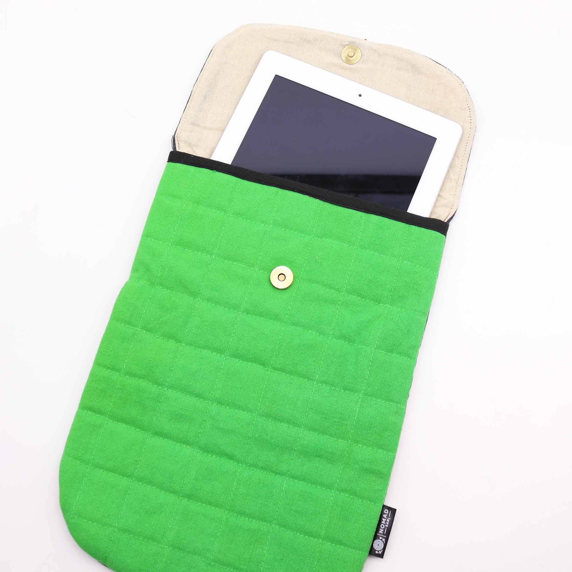 Laptop Padded Pouch - Green - Image 3