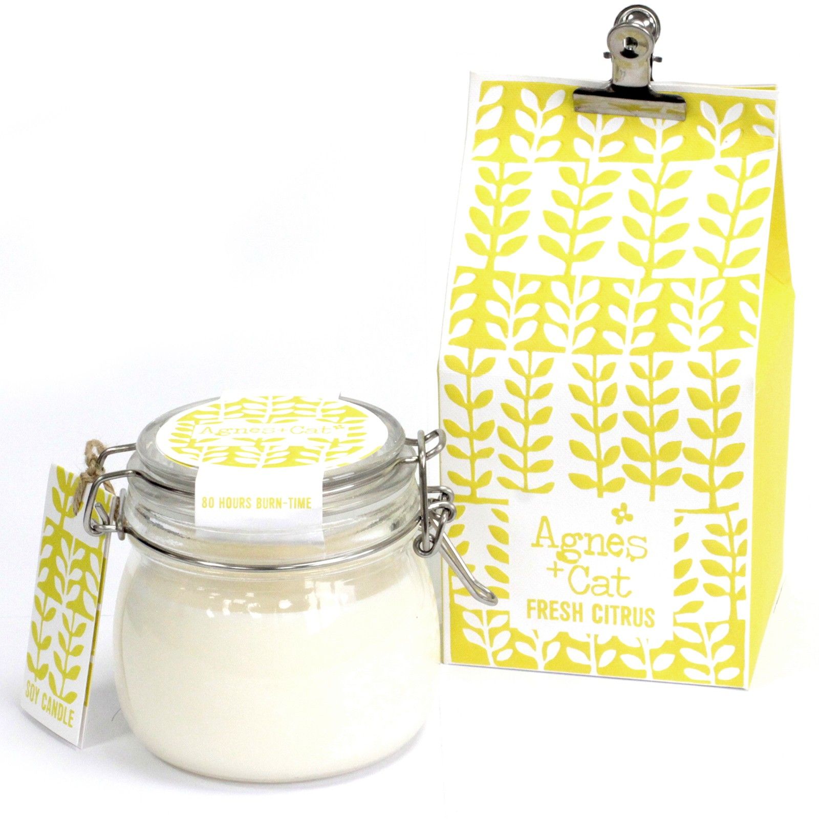 Kilner Jar Candle - Fresh Citrus by Agnes + Cat
