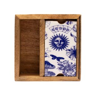 Tarot Box with Card Holder - 2 sections