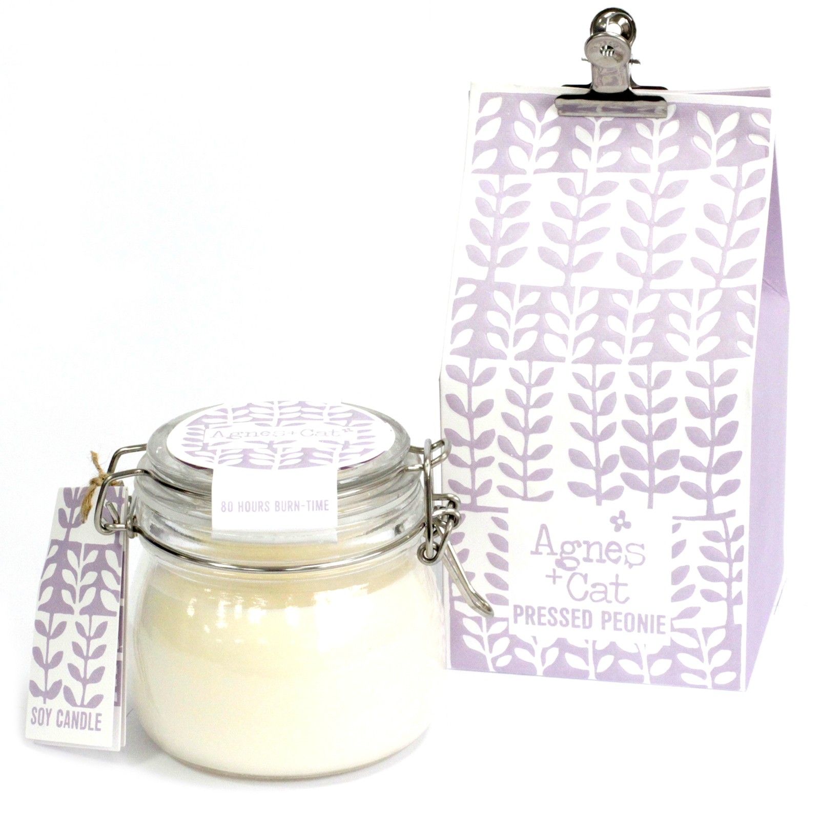 Kilner Jar Candle - Pressed Peonies by Agnes + Cat